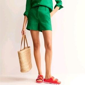 Boden Westbourne Linen Shorts Women's Size 2 New